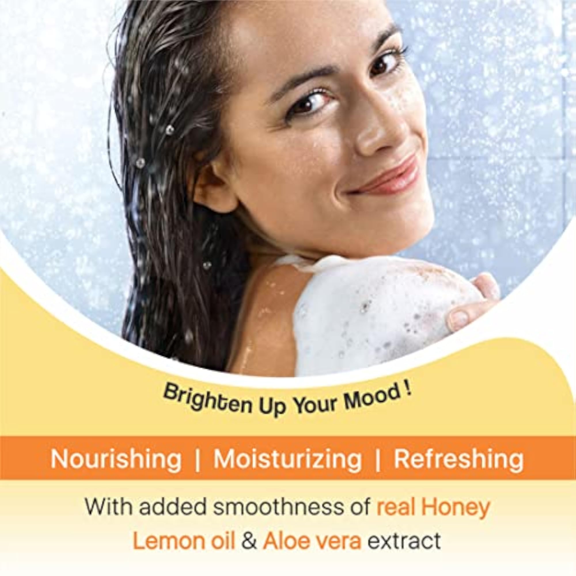 Honey & Lemon Handmade Bathing Bar Soap, Pack of 3